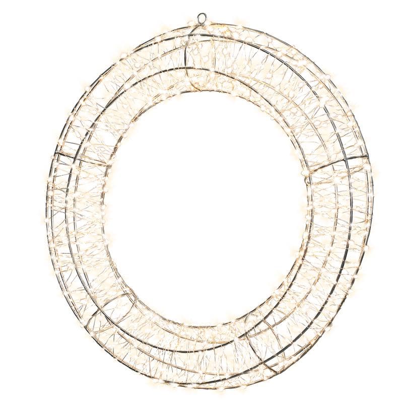 Couronne de Noël lumineuse