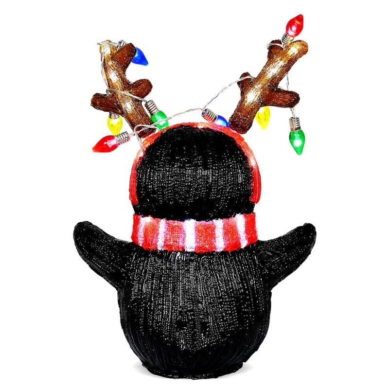 Lichtgevende kerstpinguïn