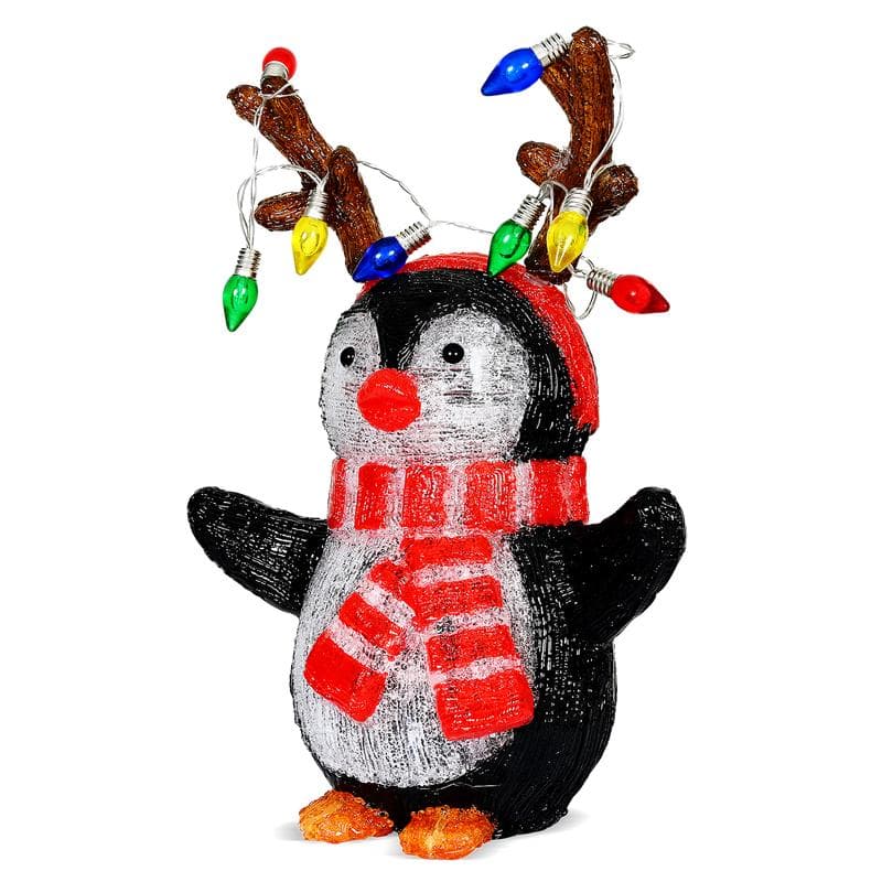 Pingouin de Noël lumineux