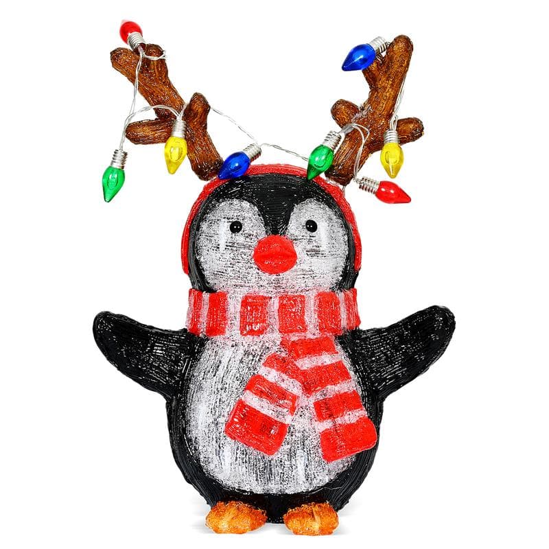 Pingouin de Noël lumineux