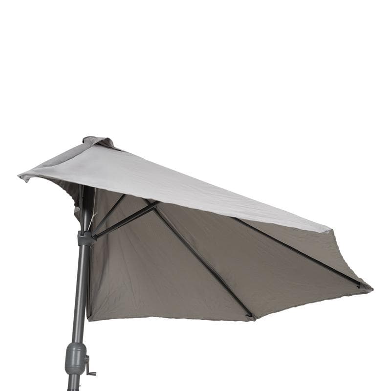 Halve parasol - antraciet