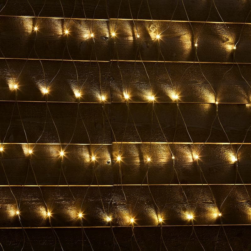 Kerstverlichting met flikkerlicht - netverlichting 4 x 2 meter