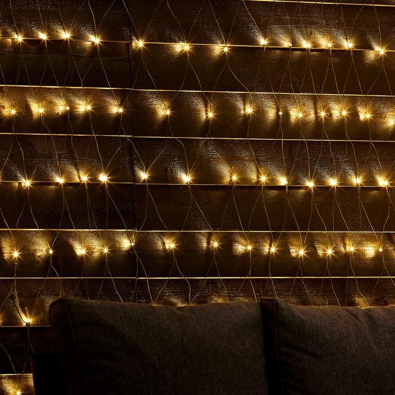 Kerstverlichting met flikkerlicht - netverlichting 4 x 2 meter