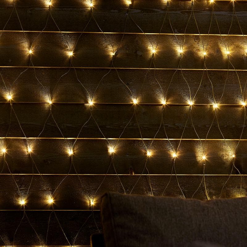 Kerstverlichting met flikkerlicht - netverlichting 4 x 2 meter