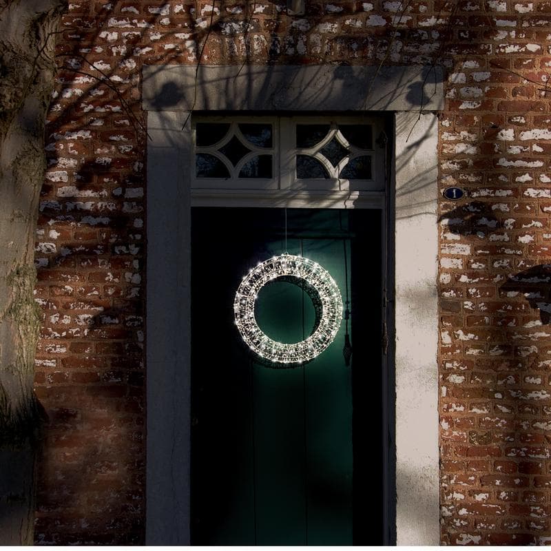 Kerstkrans met 720 ledlichtjes