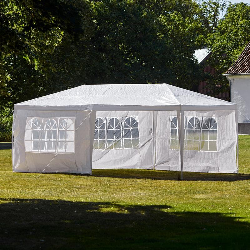 Partytent XL met zijwanden - Wit