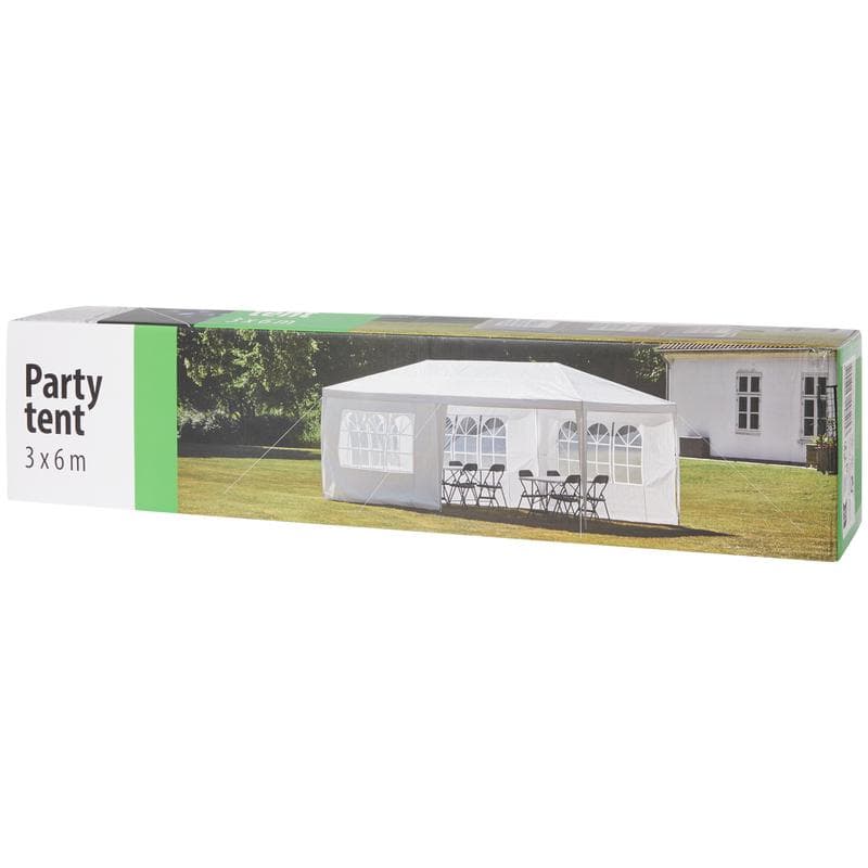 Partytent XL met zijwanden - Wit
