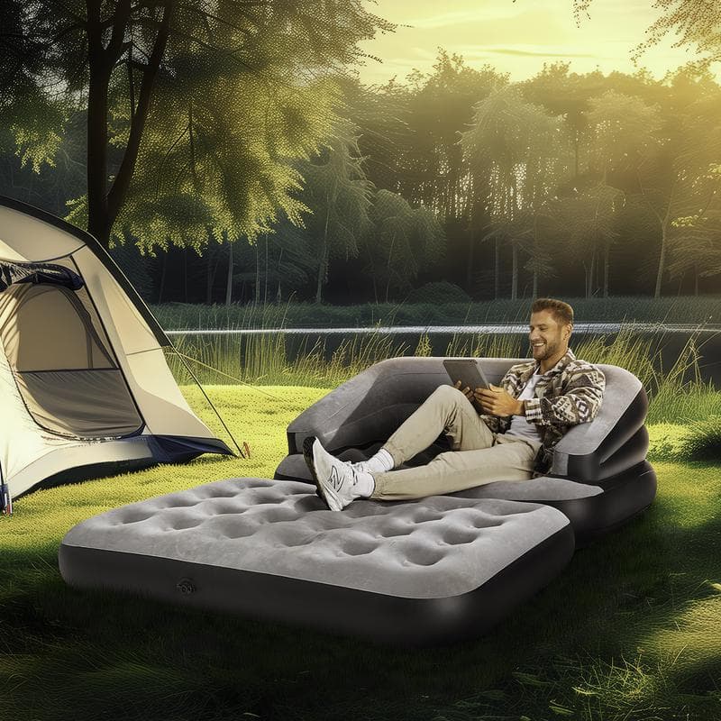 Froyak opblaasbare 5-in-1 loungebank