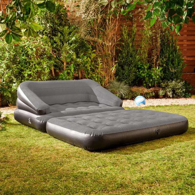 Froyak 5-in-1 loungebank in de tuin