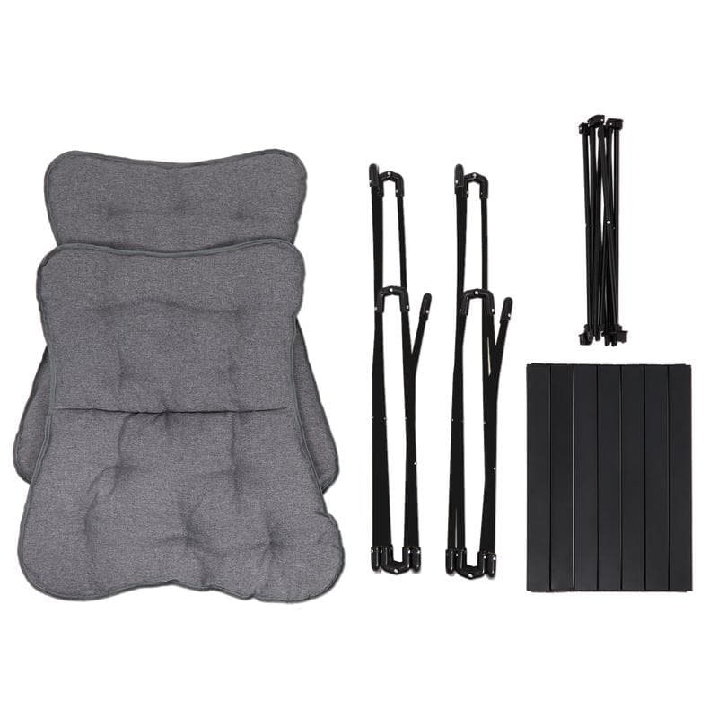 Camping/festival stoelen met tafel