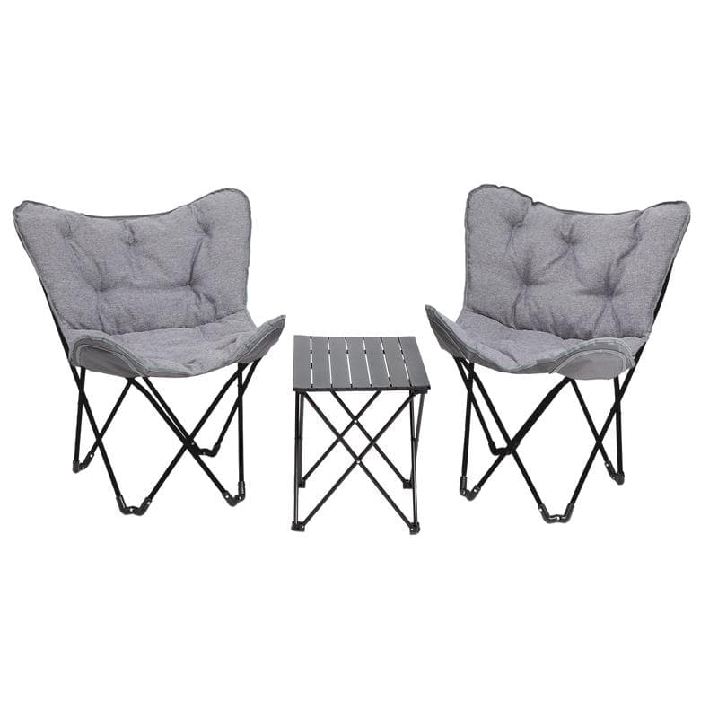 Camping/festival stoelen met tafel