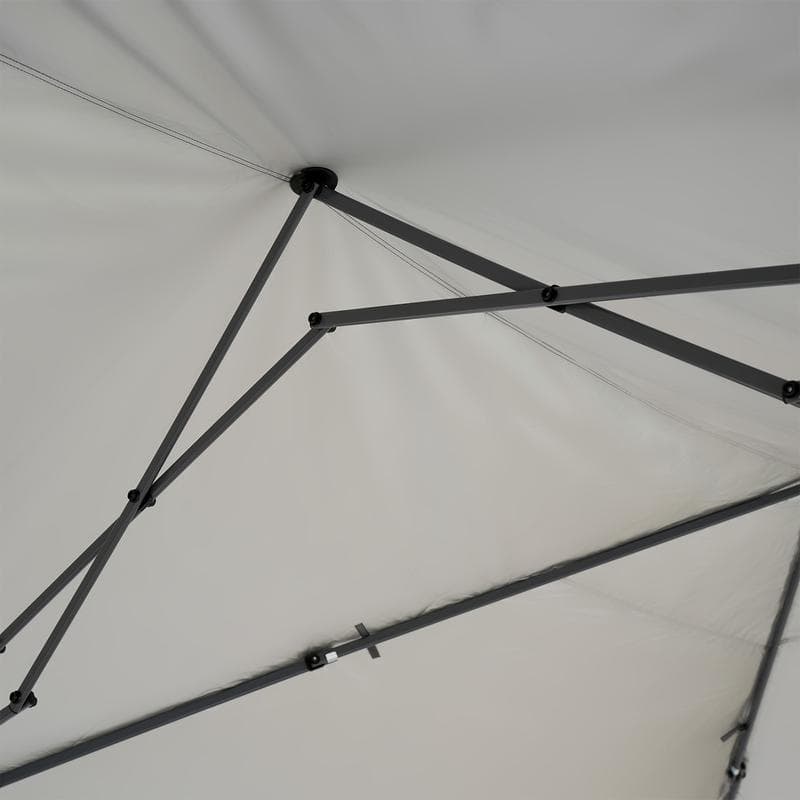 Easy up partytent met zijwanden - grijs