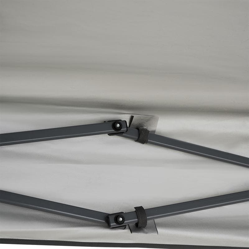 Easy up partytent met zijwanden - grijs