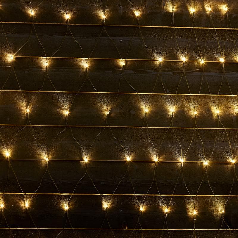 Kerstverlichting met flikkerlicht - netverlichting 4 x 2 meter
