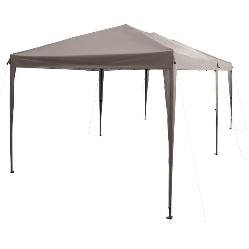 Tente de réception Easy Up avec parois latérales - taupe