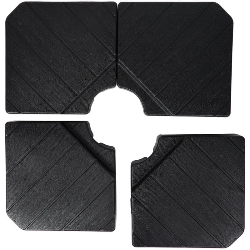 Parasoltegels voor zweefparasol - 4 stuks | 79 x 79 x 9,5 cm