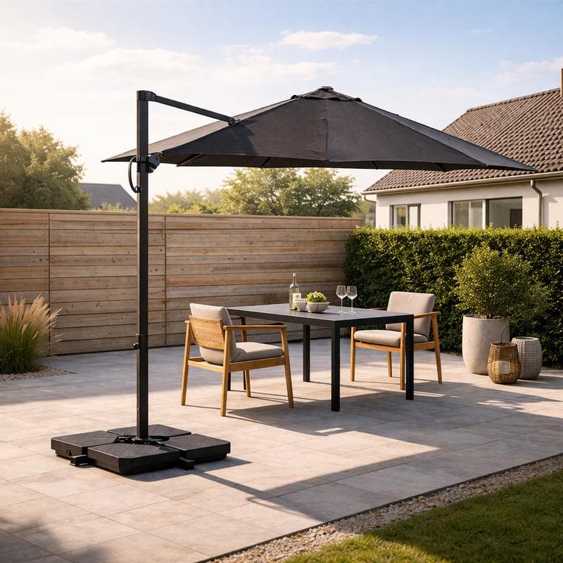 Parasoltegels voor zweefparasol