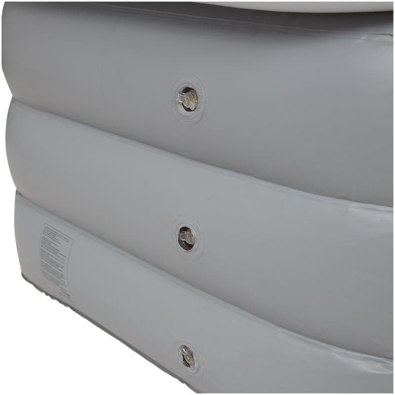 Baignoire gonflable - gris et blanc