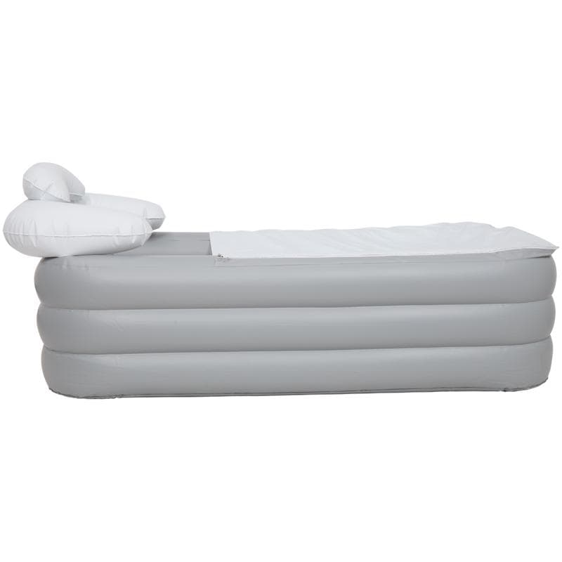 Baignoire gonflable - gris et blanc