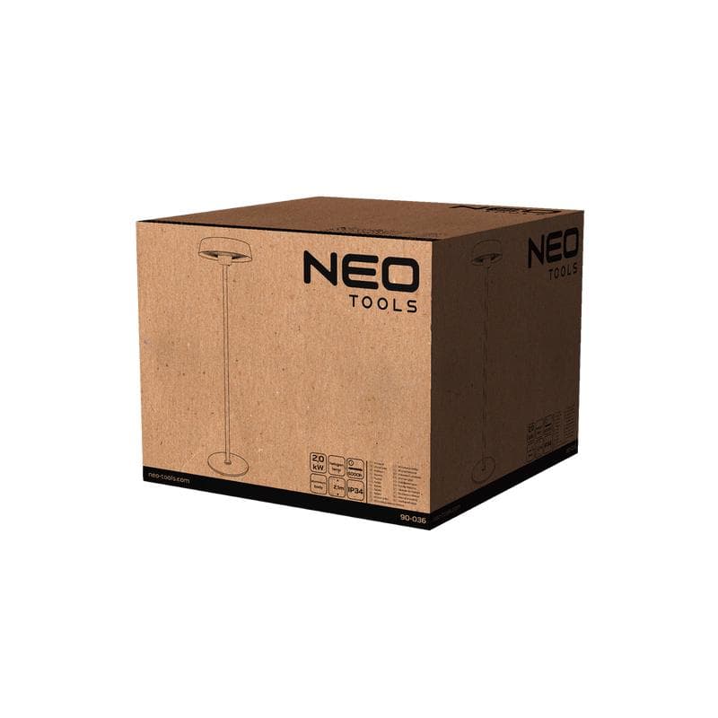 Staande terrasverwarmer