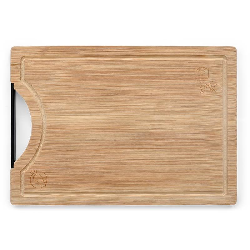 Set de couteaux de cuisine avec planche à découper