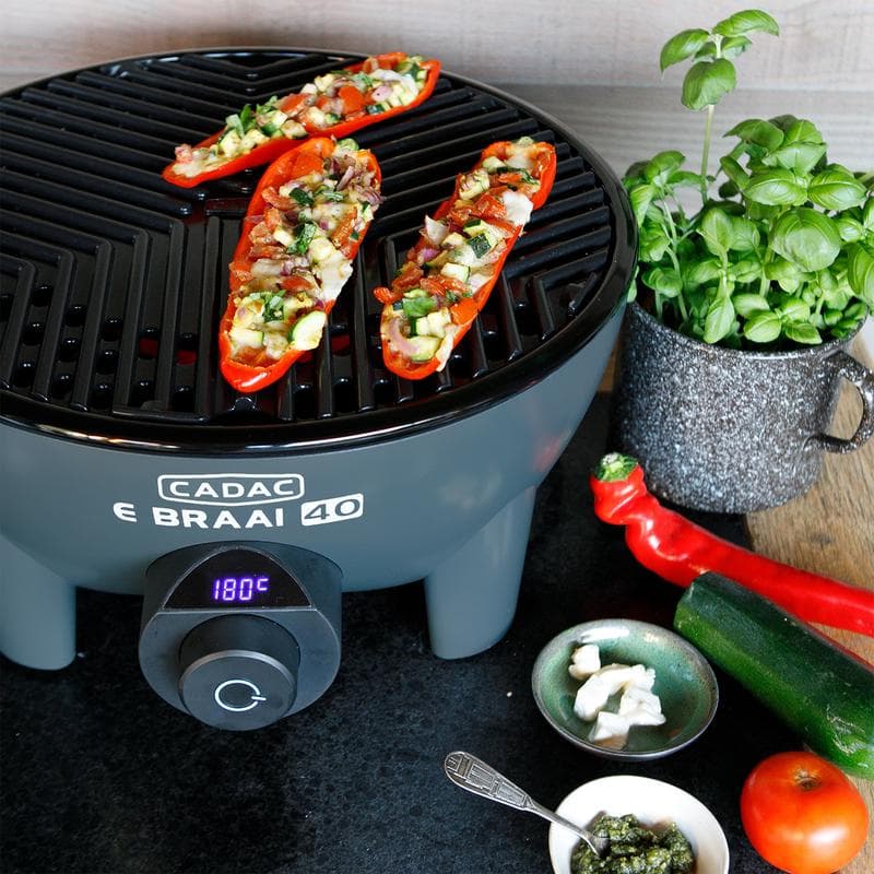 CADAC E Braai 40 elektrische barbecue 5840 - Petrolblauw
