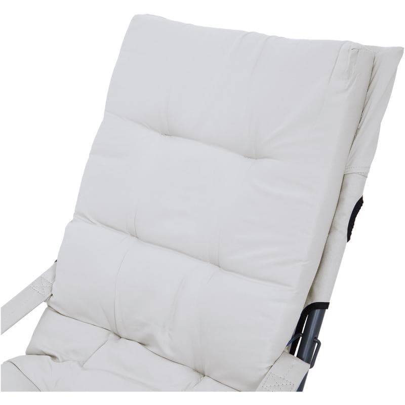 Fauteuil de jardin avec coussins - crème