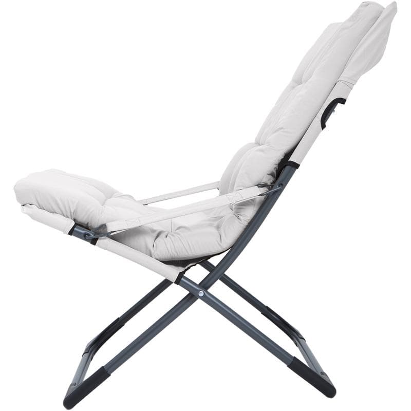 Fauteuil de jardin avec coussins - crème
