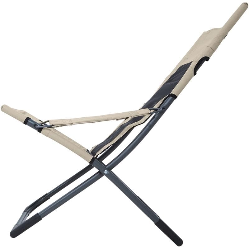 Fauteuil de jardin avec coussins - crème