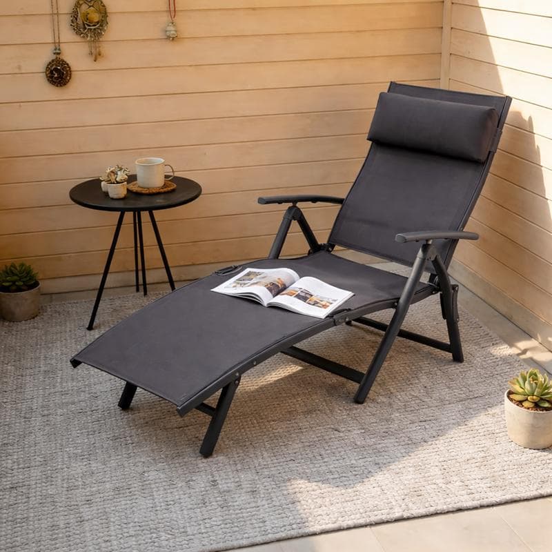 Transat pliable - anthracite