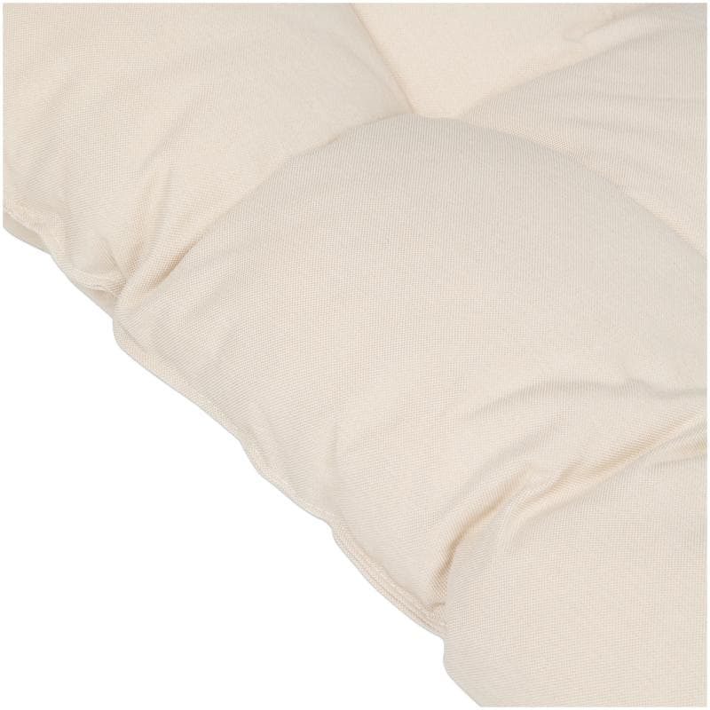 Schommelstoel met kussen – crème