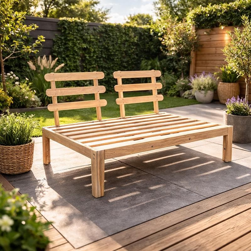 Banc de jardin en bois