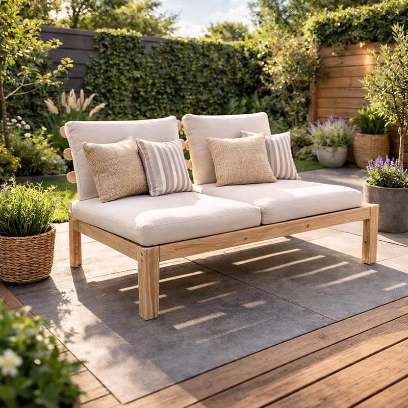 Banc de jardin en bois