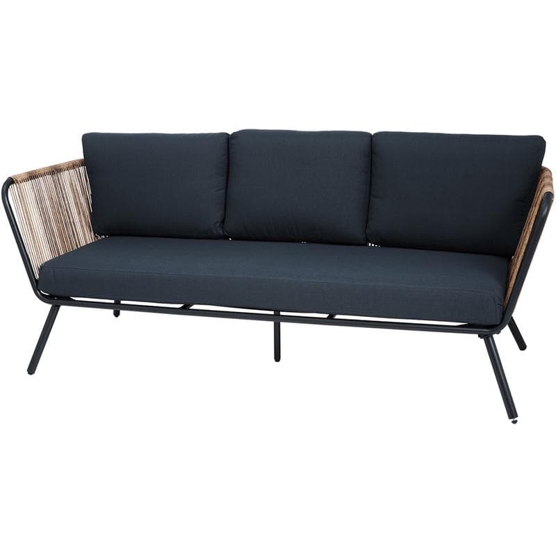 Salon de jardin avec pouf et table basse