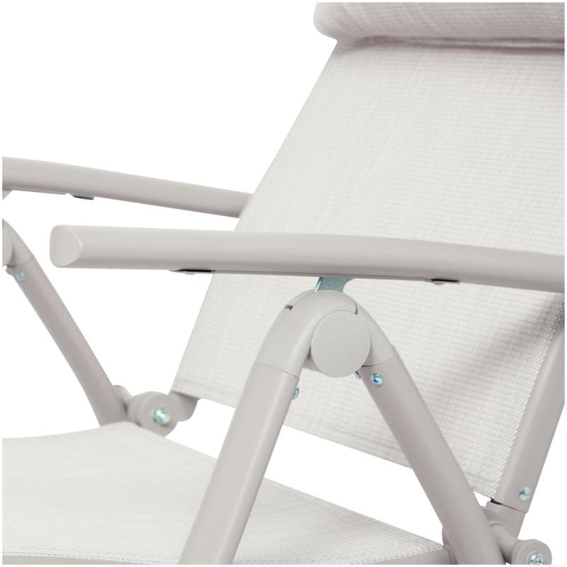 Opvouwbaar ligbed - crème-wit