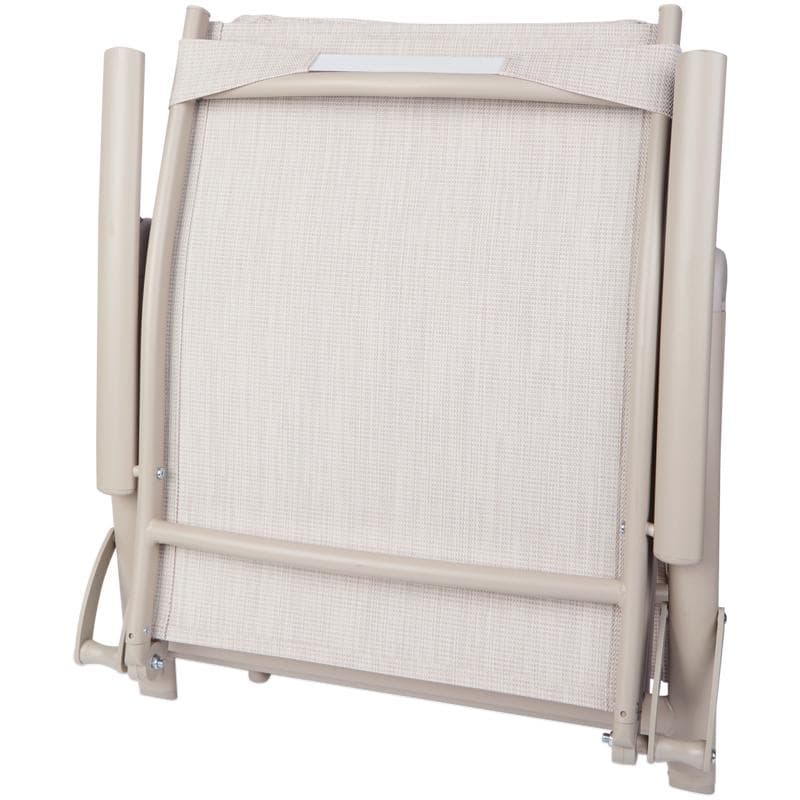 Opvouwbaar ligbed - crème-wit