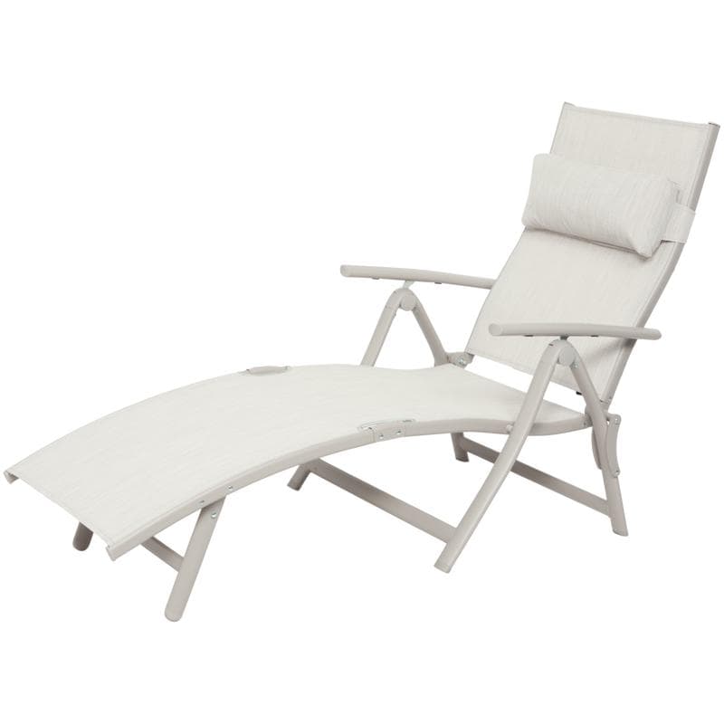 Opvouwbaar ligbed - crème-wit