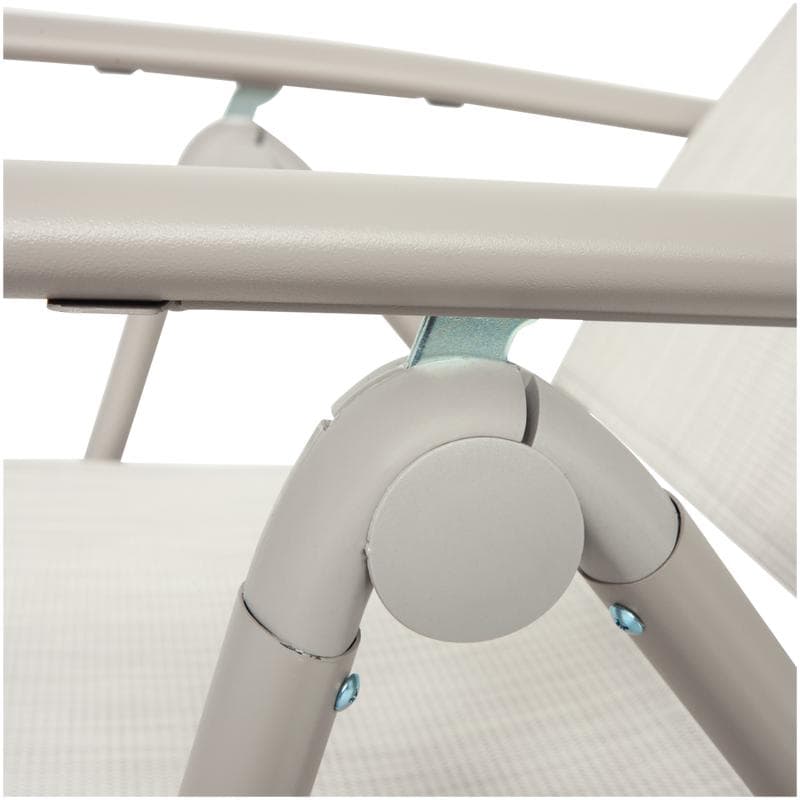 Opvouwbaar ligbed - crème-wit