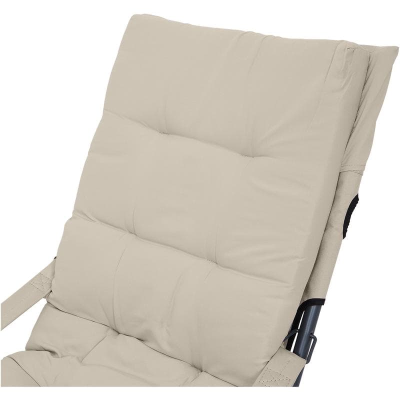 Fauteuil de jardin avec coussins - taupe