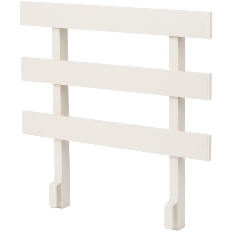 Stalen palletbank - crème-wit