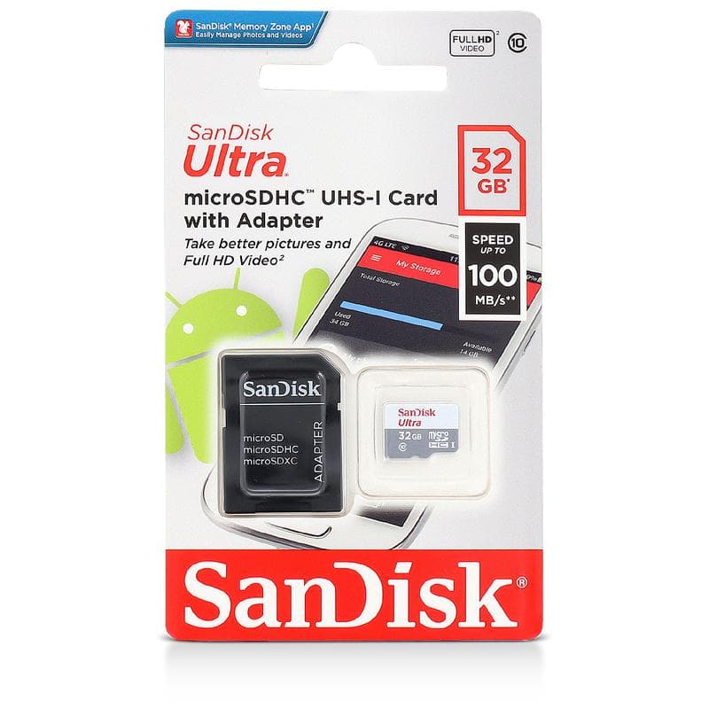 Carte micro SDHC SanDisk Ultra