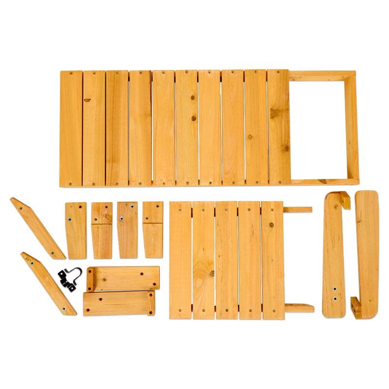 KidKraft kinderligstoel met parasol