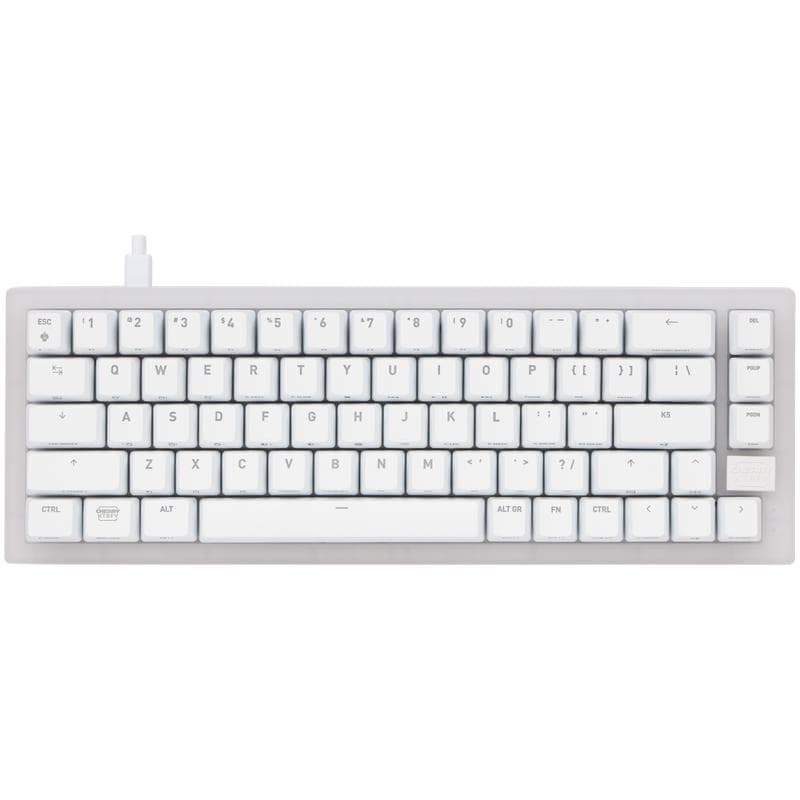 Clavier mécanique QWERTY Cherry XTRFY K5V2 - blanc