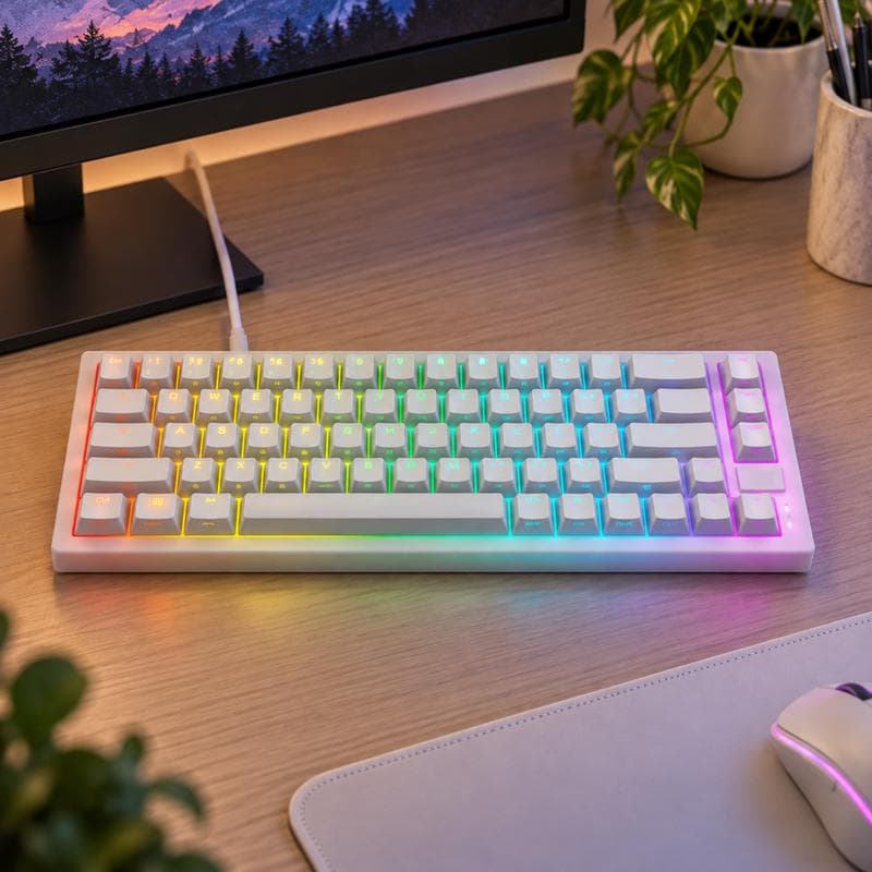 CHERRY XTRFY K5V2 compact gamingtoetsenbord - wit