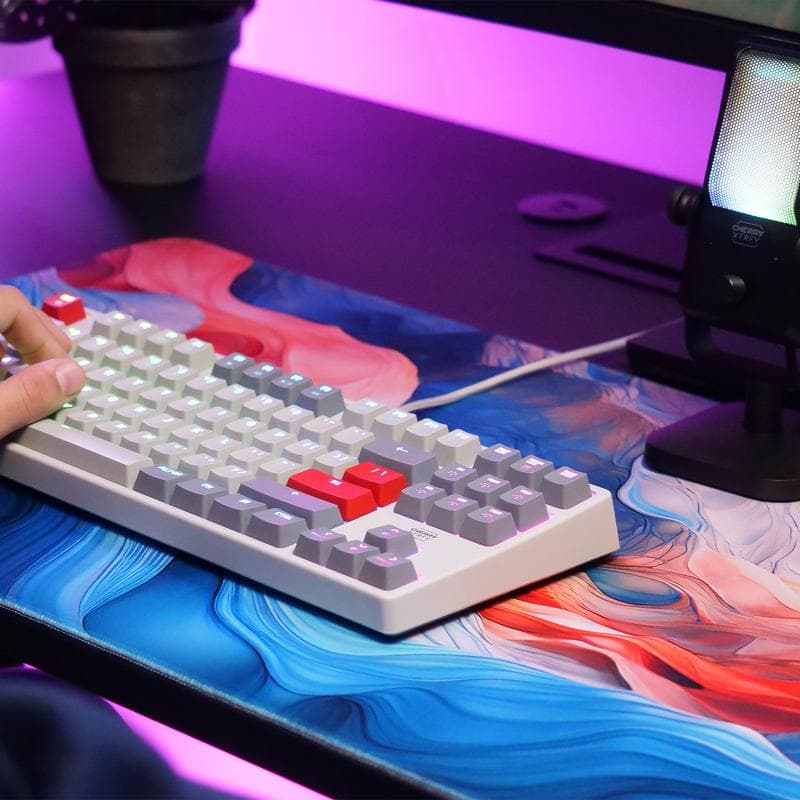 Cherry XTRFY mechanisch gamingtoetsenbord K4V2 RGB TKL Retro