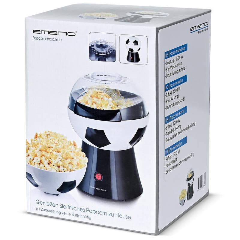 Emerio voetbal popcornmachine
