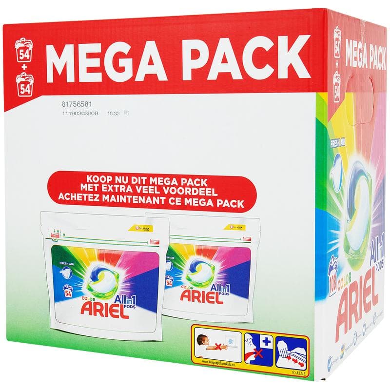 Ariel All-in-1 Pods Color