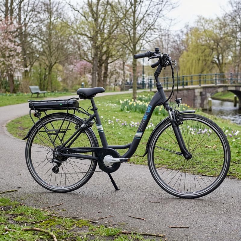 Elektrische fiets - zwart