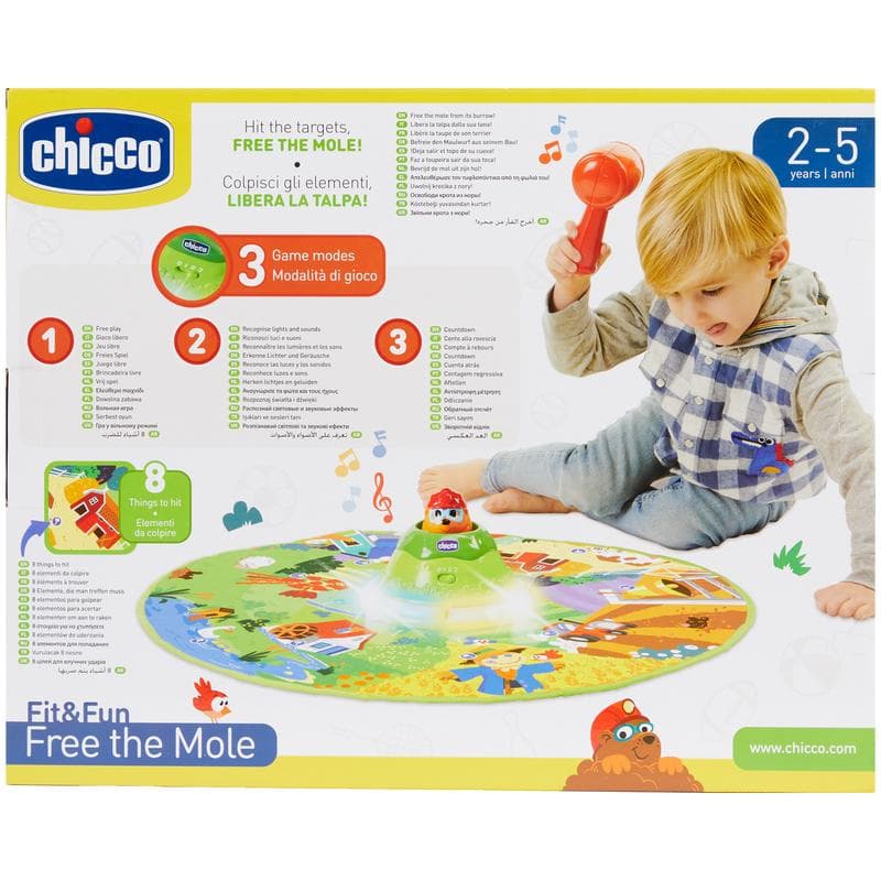 Jeu interactif Chicco « Libère la taupe »