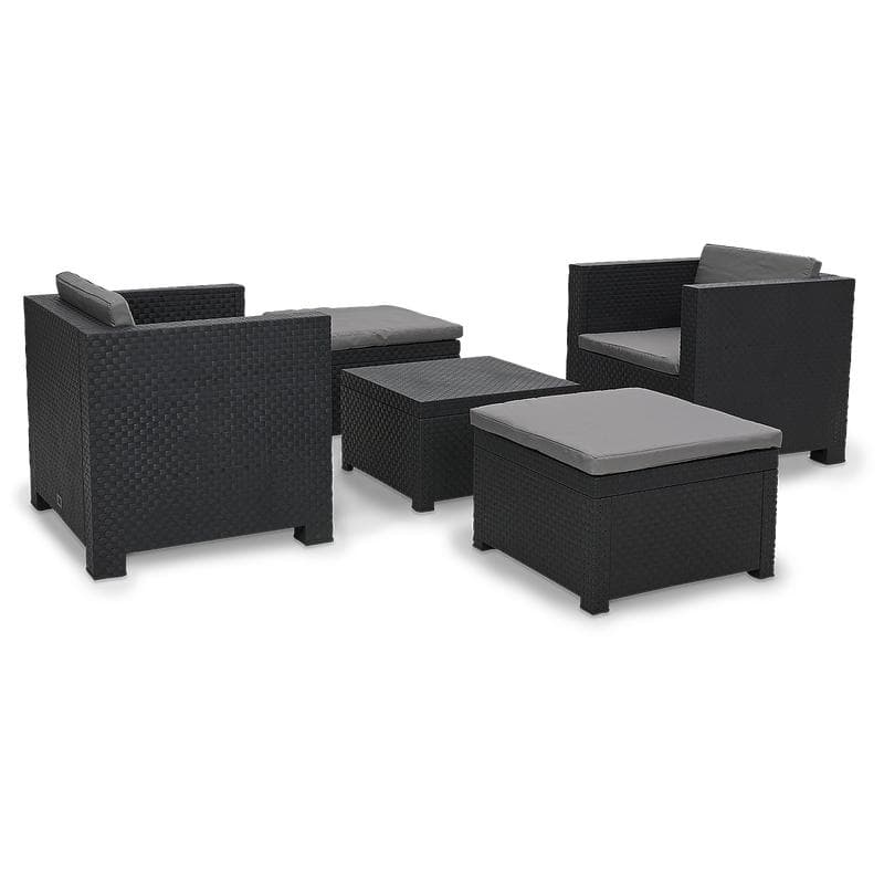 Loungeset - Antraciet